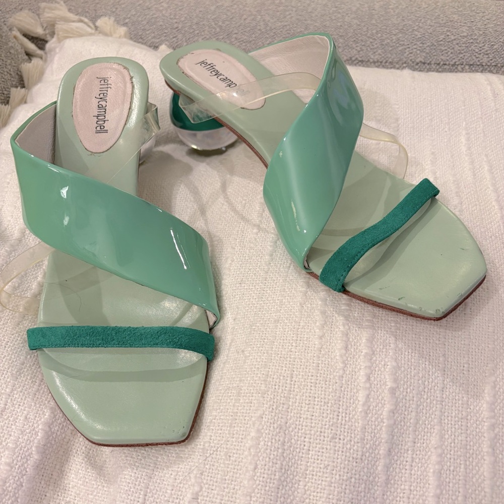 Jeffrey Campbell Mint Green Heels